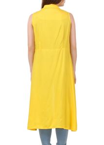 Yellow Sleeveless Dress