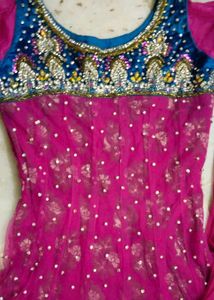 Dimond Work Anarkali Dress