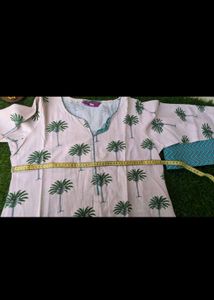 Beautiful Goa Print New Libas Kurta Set
