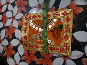 Embroidered Pooja Chowki