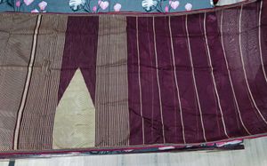 Elegant Maroon Saree