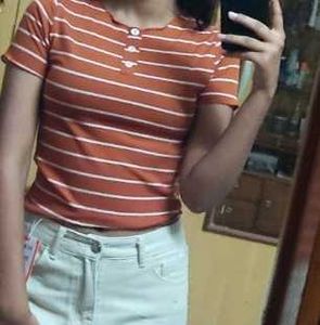Trendy Rust Colour Top for Summers