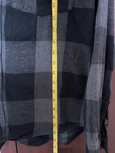 Classic Black &amp; Gray Checkered Flannel Shirt – H&amp;M