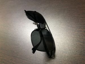 Black Aviator Sunglasses