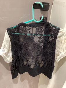 Lace Detail Bolero Jacket