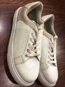 Zudio Casual White Sneakers UK9