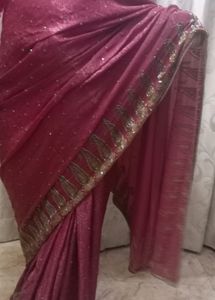 Balki Work Beautiful Saree With Blouse
