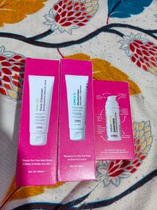 Cos-iq Face Cleanser, Moisturizer, Sunscreen