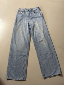 Wide Leg Denim Jeans