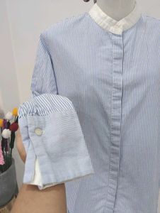 Striped Button-Down Shirt