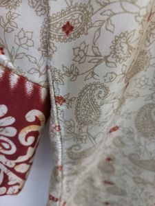 Beautiful Stiched Silk Suit Set