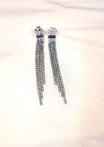 Dangling Silver Earrings