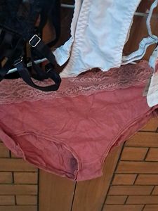 combo Of Four Bra N Panty Imported Fabric