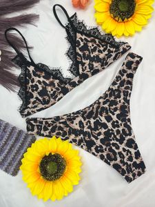 Leopard Lace Bikini Set