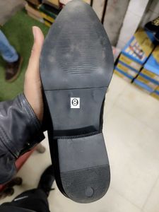 Black Embossed Ankle Boots(8, 9,10,size)