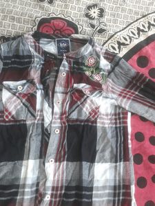 Girls  Mixed Color  Shirt