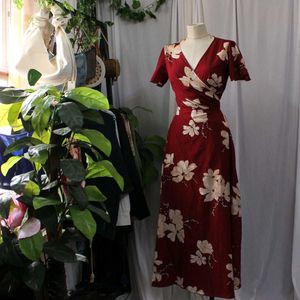 Floral Wrap Dress