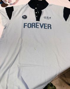 light blue t-shirt