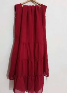 Red Sequin Party Dress🎀✨