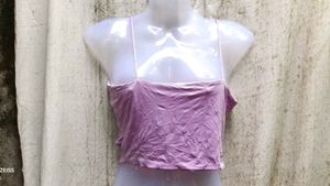 Cute Lavender Crop Top