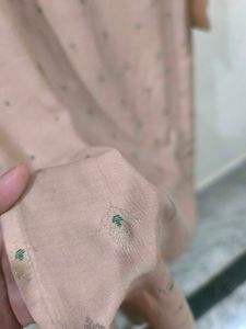 Peach Festive Kurti.