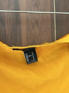 Forever21 Mustard Crop Top
