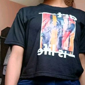 Set Of 4 Crop Tshirt For Women
