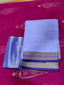 Huge Price Drop✨️Lavender Cotton Saree