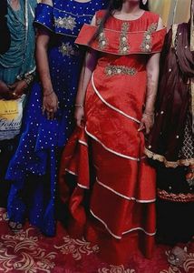 Ethnic Party Wear Gown Combo💥