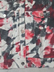Tie-Dye Denim Jacket