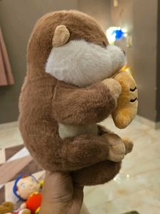 Adorable Kapibara Plushie with Fish