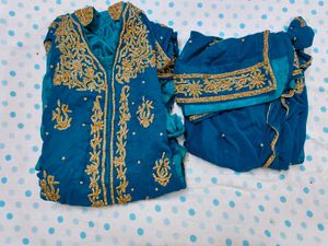 HEAVY DIAMOND WORK GOWN