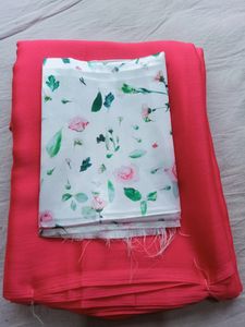 Chiffon Died Saree