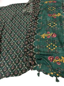 printer spun wool unstitch suit  digital Printed