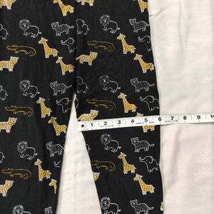 Girls Animal Print Leggings