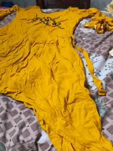 Western Dress With Garara