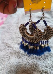 Chand Baliyan Long Earrings