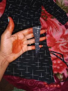 A Beautiful Dark Cray Colour Gown