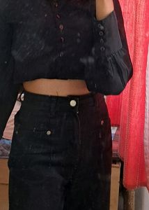 Kotty Black High waist Jeans