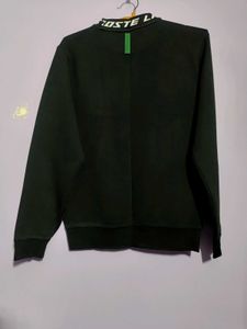 Lacoste Black Logo Collar Sweatshirt