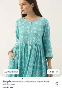 Floral Printed Kurta with Trousers