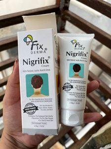 Fixderma Nigrifix Cream for Acanthodii Nigricans with Lactic Acid | Dermatologist Tested Retinol Cream | For Dark Body Parts like Neck, Ankles, Knuckles, Armpits, Thighs &amp; Elbows | Exfoliant - 50g