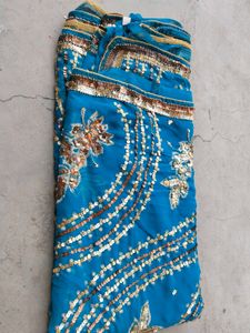 Blue Sequin saree 💥💥♥️♥️