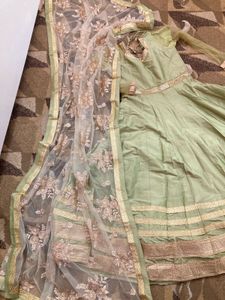 Elegant Green Anarkali Suit
