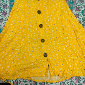 Yellow Floral Dress