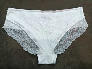 White Lace🖤 Trim Panties