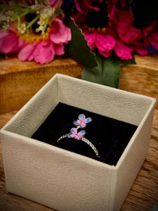 Floral Silver Ring