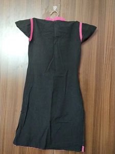 Stylish Black &amp; Pink Kurti