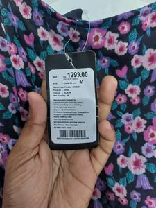 Max Printed Ruffle Sleeveless A Line Dress.