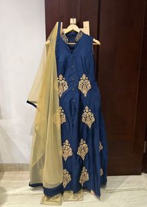 Pretty Embroidered Long Suit Set